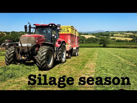 FIRST CUT SILAGE 24 PART 1- WHATS IN THE GRASS!! LUCKY ESCAPE