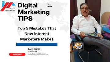Top 5 Mistakes That New Internet Marketers Makes. All Digital Marketing courses are free join us.