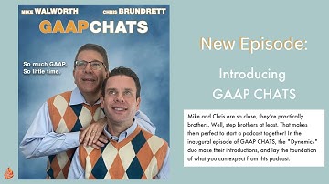Introducing GAAP Chats
