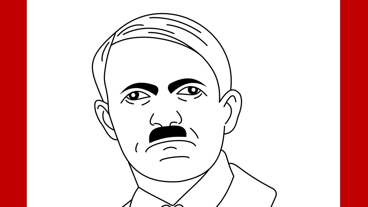 drawing #hittler #leadership How to Draw Adolf Hitler Step by Step Drawing  - YouTube