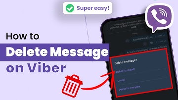 How to delete Viber message 2024 | Initial Solution