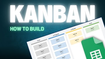 How to Make a Simple Kanban Board in Google Sheets