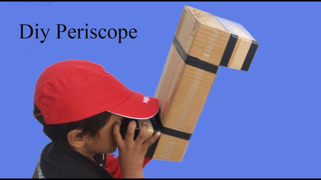 How to make periscope with cardboard | Science project | Diy | DM - YouTube