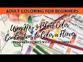 How to Color a Flower | Using My 3-Blend Color Combinations | Johanna Basford World of Flowers