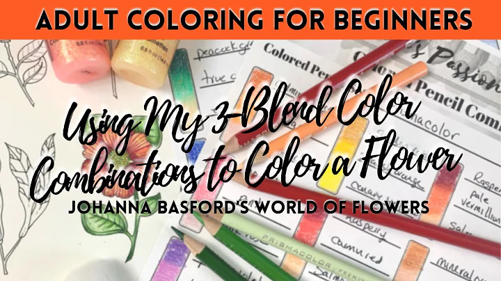 How to Color a Flower | Using My 3-Blend Color Com...