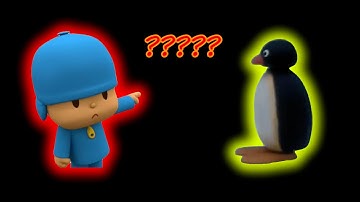 Pocoyo "Go Away!" & Pingu Running Sound Variations in 37 Seconds