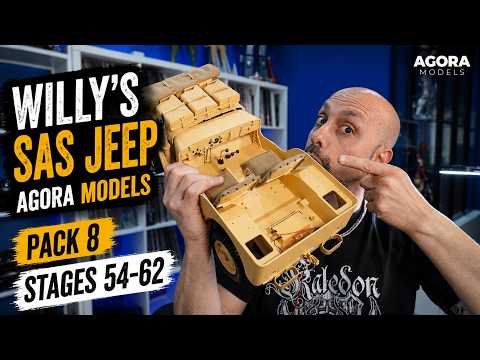 Willys SAS Jeep Agora Models — The dashboard of the legendary military jeep takes shape! | Pack 8