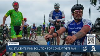 UC student project keeps veteran moving rain or shine