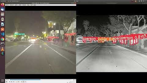Thermal object detection on yolov5x