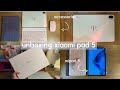 Unboxing Xiaomi Pad 5 (6GB + 256GB Pearl White) + accessories | 2022