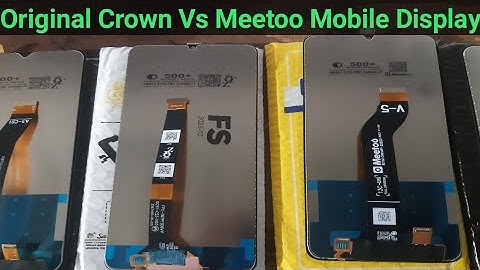 Original Crown Vs Meetoo Company  Mobile Display | Crown folder | Meetoo folder #lcd #display