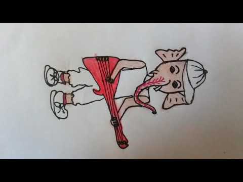 nsg how to draw a vinayagar amazing drawing 3d drawing for kids