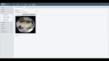 Signature Series NVR Analytics Crossline Detection Menu