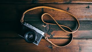 Silently Making a Handmade Leather Camera Strap | ASMR