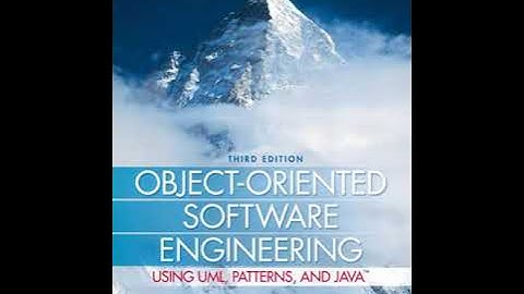 Object Oriented Software Engineering