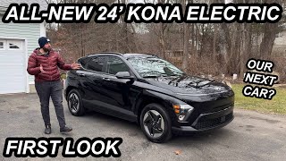 FIRST LOOK: 2024 Hyundai Kona Electric | How Does it Compare to the Outgoing Model?