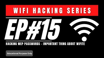 15.Hacking WEP Passwords - Important thing about wifite