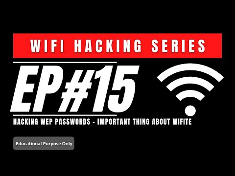 15.Hacking WEP Passwords - Important thing about wifite