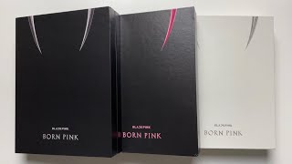 ♡Unboxing BLACKPINK 블랙핑크 2nd Studio Album Born Pink (Black, Pink & Grey Box Set Ver.)♡