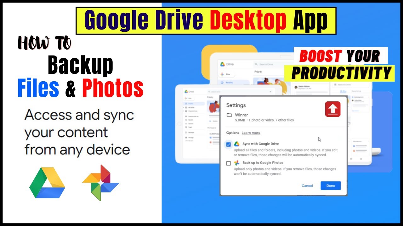 How to Use Google Drive for Desktop App to Boost Productivity - Backup ...