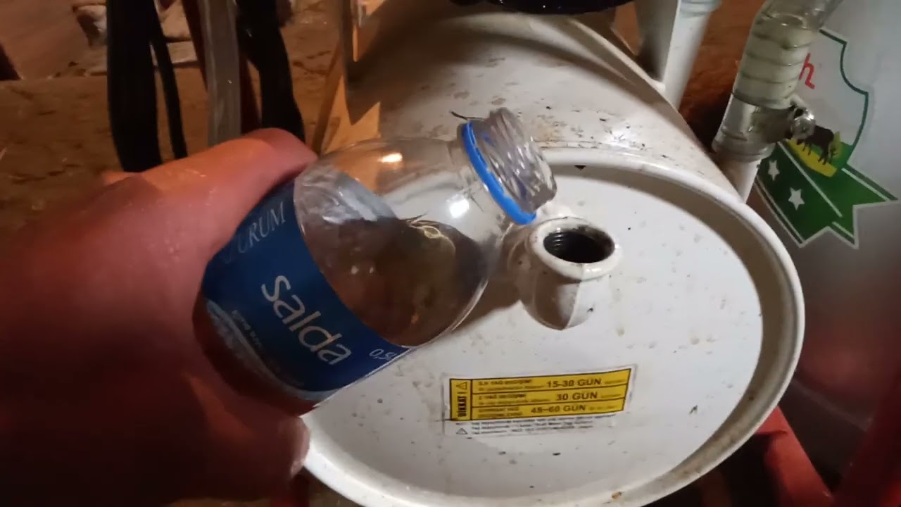 Bartech süt sağım makinasının yağını değiştirdim #bartech