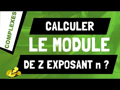 Comment Calculer Le Module D Un Nombre Complexe A L Exposant N Z N Les Maths En Tongs