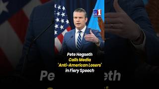 Pete Hegseth Calls Media ‘Anti-American Losers’ in Fiery Speech | US1 TV #shorts #viral #PeteHegseth