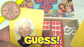 How To Play The Game Guess Who Mystery Guessing Board Game, 1996 Milton Bradley screenshot 4