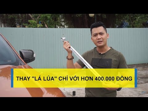Tự thay lưỡi cao su trên gạt mưa xe ô tô