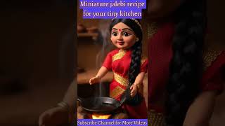 🍲😋Miniature jalebi recipe for your tiny kitchen setup🔥😱|#shortsfeed #storyshorts #usa #trending#mini