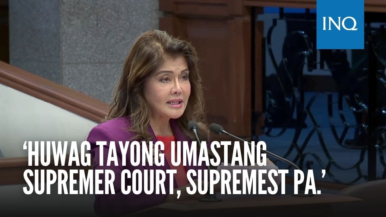 VOTE EXPLAINED: Imee Marcos votes to archive impeachment case vs VP Sara Duterte