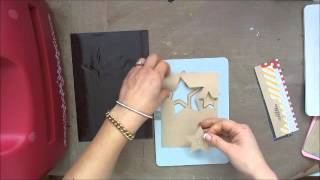 Using Spellbinders magnetic mat with nesting dies
