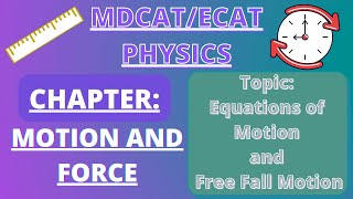 Review of Equations of Uniformly Accelerated Motion and Free Fall Motion