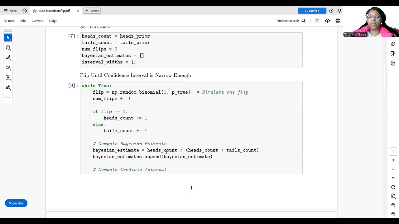 T3D2- Probability of Flipping Heads with a Biased Coin