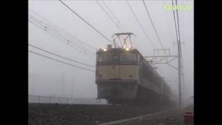 霧のEF63と189系（N202）　軽井沢付近　その2（碓氷峠シリーズ2）