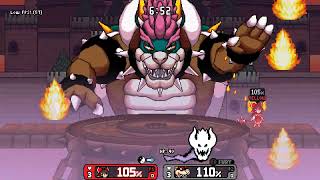 Rivals of Aether: Reimu Hakurei vs Giga Bowser (No Deaths)