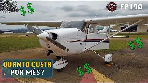How much does it cost per month to own a Cessna 172 Skyhawk AIRPLANE?