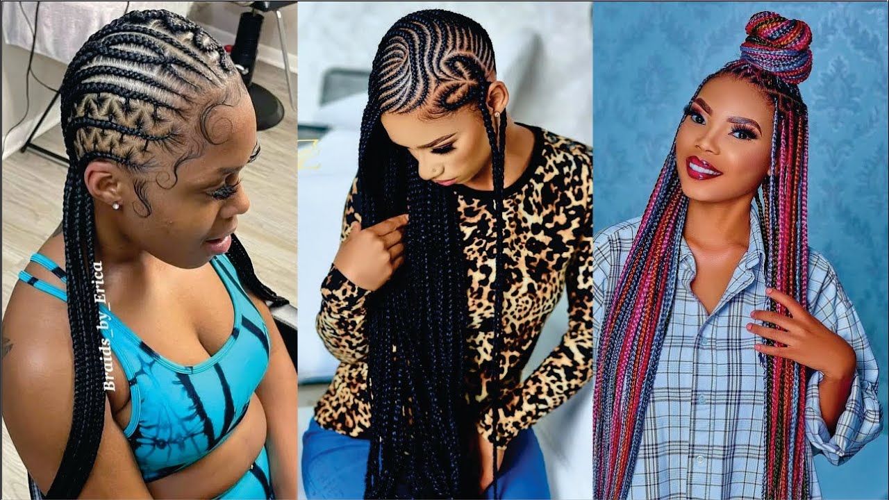 2023 Best Collection of Braided Hairstyles || 55 Latest African Braids  Hairstyles for Women - YouTube