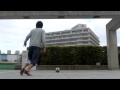 トラップからの抜き技!サッカー、フットサルで使えます! football super technic :D back hook chapeu