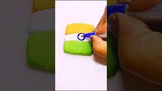 Independenceday Easy Clay Drawing Flag