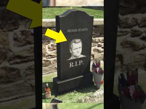 ظهور قبر مايكل الحقيقي بعد اخر مهمه في لعبة GTA 5