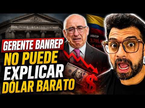 Gerente Banrep no pudo explicar caida del Dolar. Yo sí!