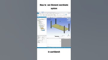 ANSYS Workbench Tip: Show Elemental Triads Fast! #workbench #ansys #FEA #engineeringshorts