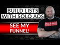 Listbuilding With Solo Ads - Udimi Solo Ads Tutorial - See My Funnel!