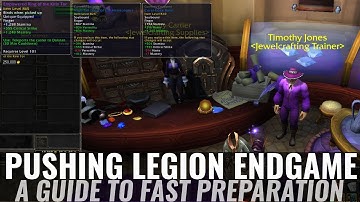 Legion Guide to Quickly Getting to Endgame!