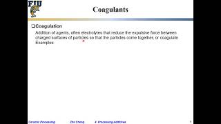 Celebrity Ceramic Processing L4-08  Coagulants Wealth