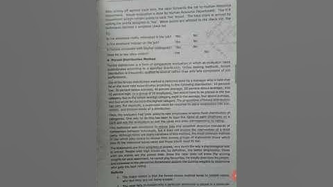 Traditional methods of Performance appraisal