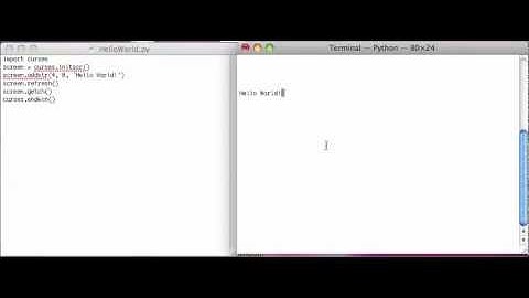 Python Curses Tutorial 3: Moving Strings