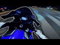 The pure sound of yamaha r1  brutally loud