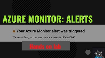 Monitor virtual machines Disk space with Azure Monitor: Alerts